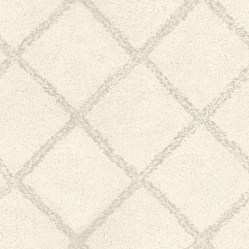 Artikelbild Vliestapete Gitter grauweiß beige Rasch Textil Boho Chic 148664