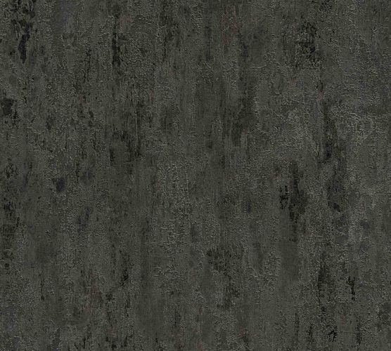 Vliestapete Patina schwarz silber Metallic 32651-5