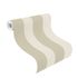 Rollenbild Vliestapete Rasch Tapetenwechsel Blockstreifen beige 633450 2