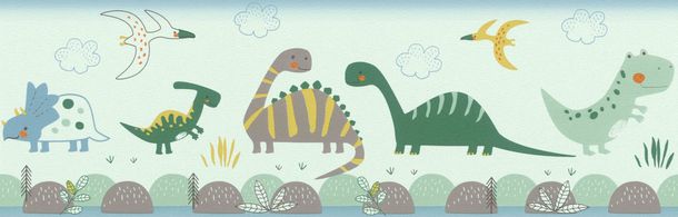 Artikelbild Kinderborte Dinosaurier mintgrün248852