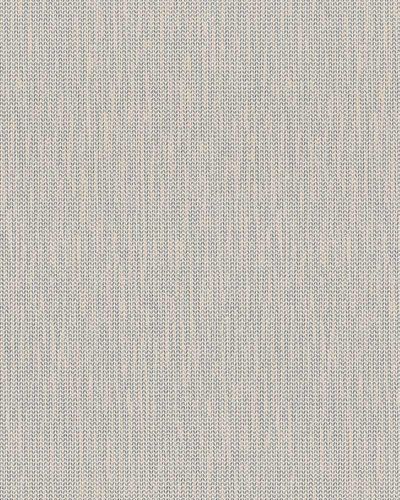 Artikelbild Vliestapete Strickmuster creme silber 31313