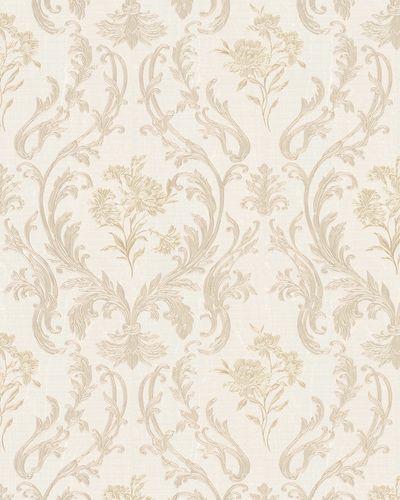 Artikelansicht Vliestapete Damast Floral creme 30602