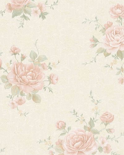 Artikelbild Vliestapete Rosen Vintage rosa 30613