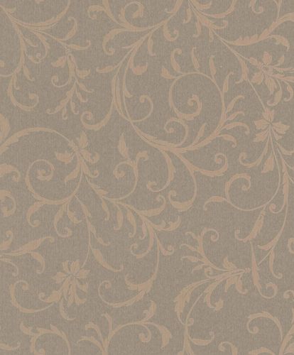 Artikelbild Textiltapete Ranken Ornament taupe Glanz Mondaine 086255