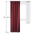 Homing Vorhang verdeckte Schlaufe Galdin bordeaux 5951-81 7