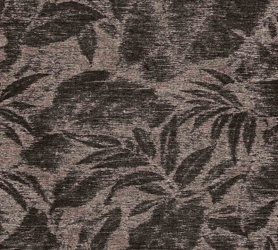 Artikelbild Floral Blätterdruck braun schwarz 37219-2