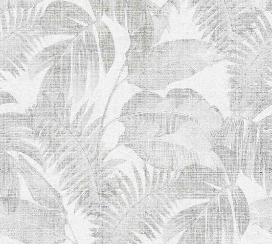 Vliestapete Blätter creme braun livingwalls New Walls 37396-2 | 373962