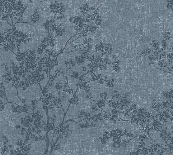 Vliestapete Blütenzweige blau creme livingwalls New Walls 37397-4 | 373974