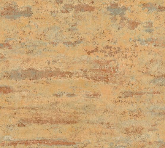 Neue Bude Vliestapete Vintage Mauer orange braun grau livingwalls 37415-1 | 374151