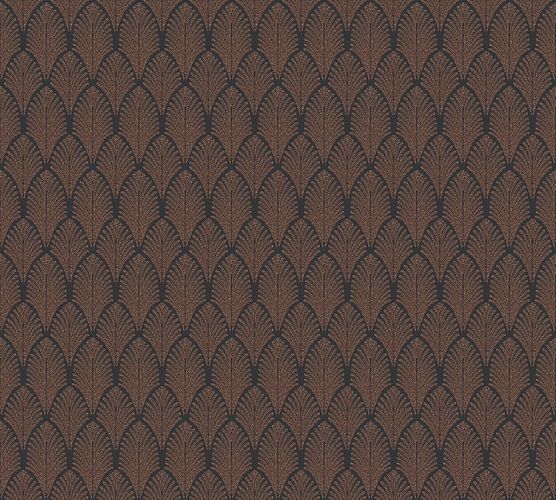 Vliestapete Art Deco schwarz bronze 37484-2 | 374842