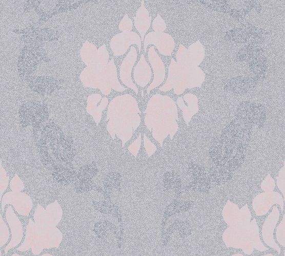 Vliestapete Barock grau rosa 37552-3 | 375523