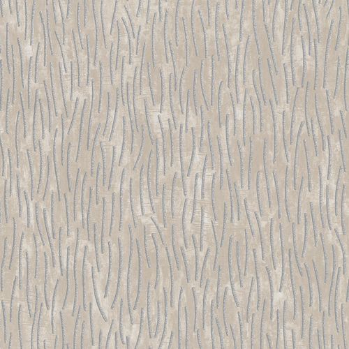 Vliestapete Marburg Striche beige grau metallic 84875