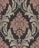 Vliestapete Barock schwarz beige rosa Glitzer 541656 1