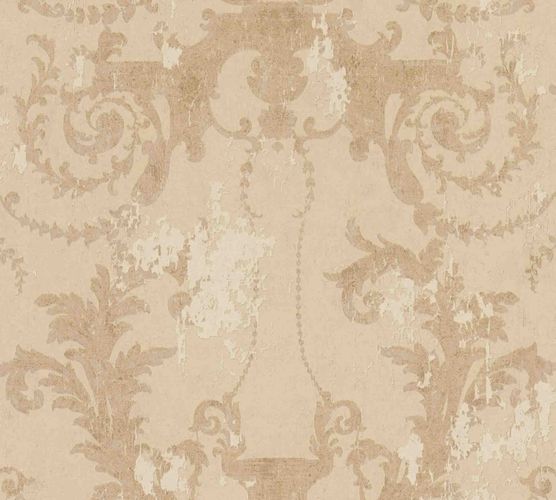 Vliestapete Barock beige gold 37648-3