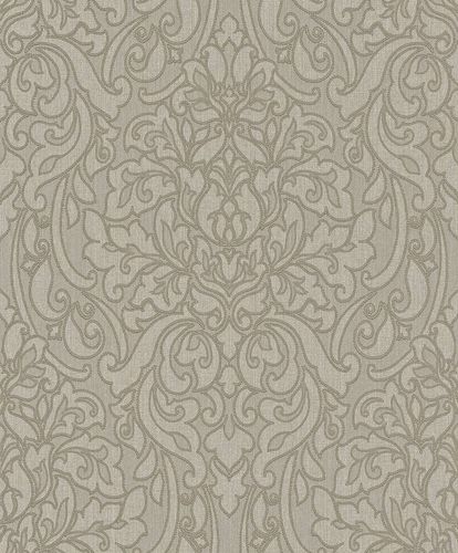 Textiltapete Rasch Textil Barock beigegrau 078106