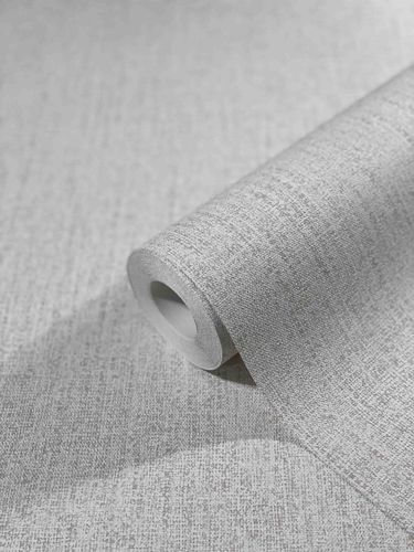 Vliestapete uni Textil Optik greige 32666