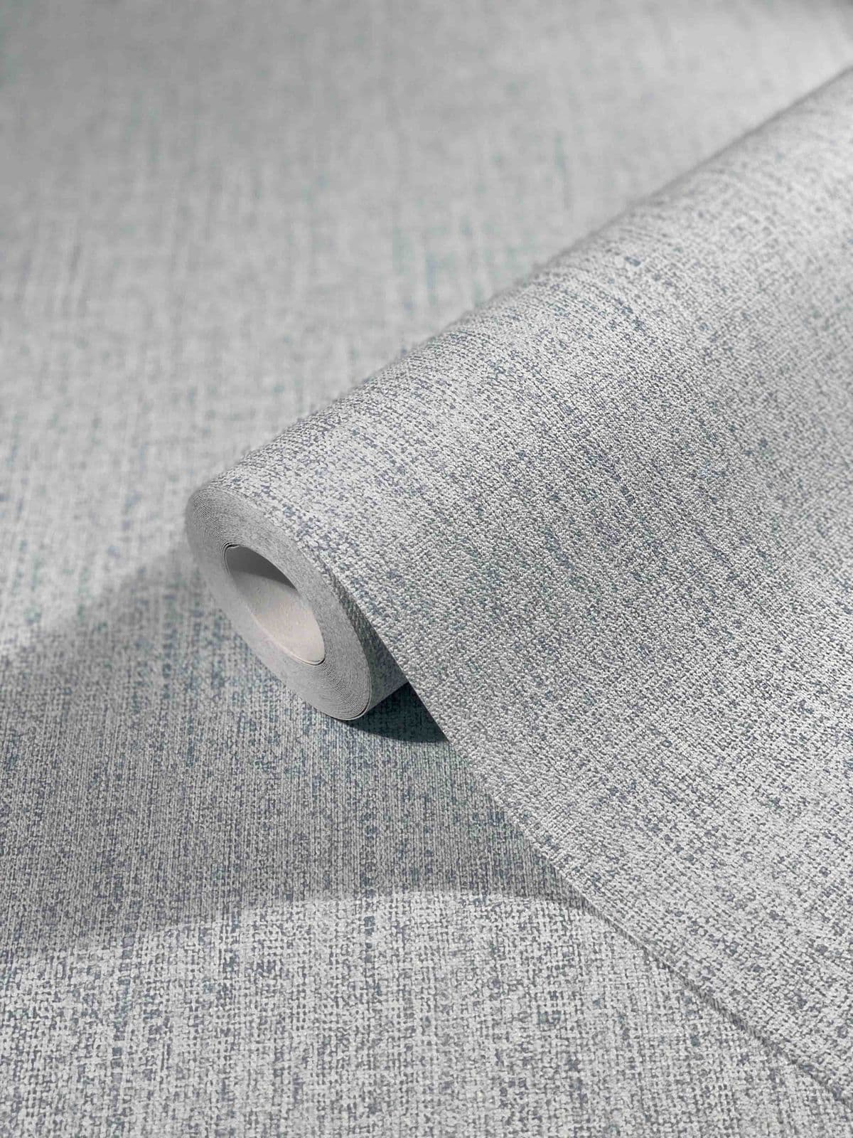 Vliestapete Uni Textil-Optik Marburg 32673 blau grau