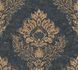 Vliestapete Barock Design beige blau Metallic 37901-2 1