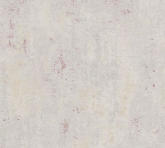 Vliestapete Beton-Struktur grau beige rot 37903-5