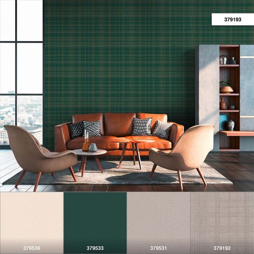 Vliestapete-Karo-Muster-  