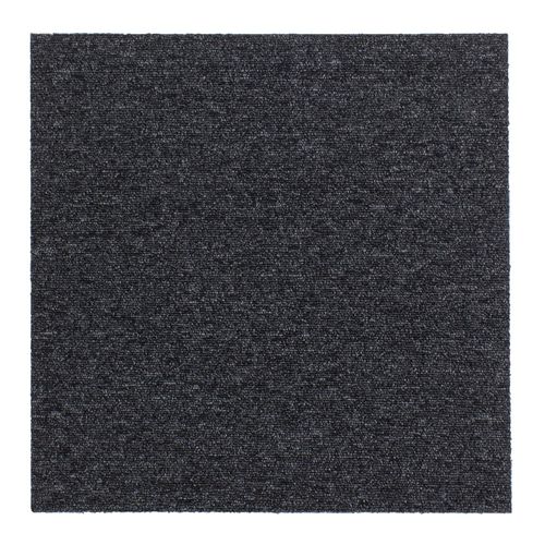 Teppichfliese Teppichplatte Diva schwarz 50x50 cm