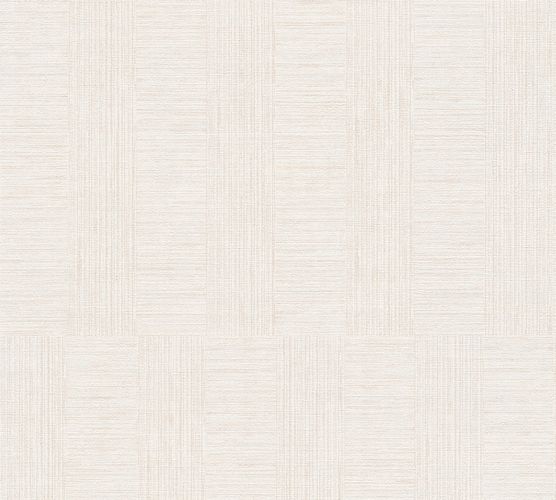 Vliestapete Striche Streifen creme Metallic 38026-1