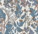 Vliestapete Floral Blätter creme blau 37751-7 1