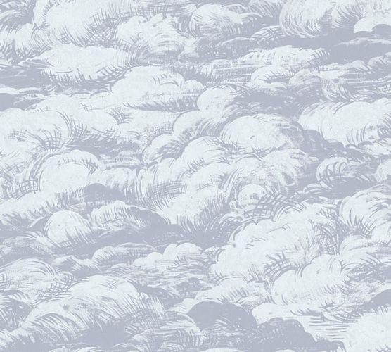 Artikelbild Vliestapete Wolken Natur grau weiß 37705-4