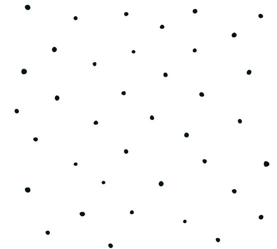 Vliestapete Kinder Punkte Muster weiß schwarz 38139-1