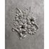 Artikelansicht Fototapete Vlies Premium 3D Blumen Beton grau schwarz 2