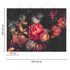 Artikelansicht Fototapete Vlies Blumen Rosen Floral orange rot schwarz 3