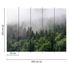 Artikelansicht Fototapete Vlies Wald Nebel Bäume grün grau Designwalls 3