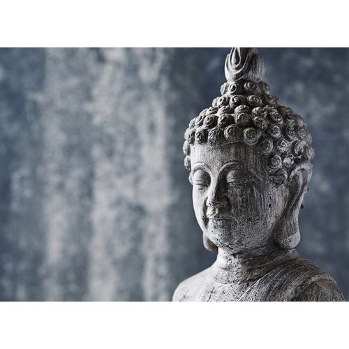 Artikelbild Fototapete Vlies Buddha Asia Skulptur blau grau