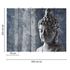 Artikelansicht Fototapete Vlies Buddha Asia Skulptur blau grau 4