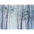 Artikelbild Fototapete Vlies Aquarell Wald Kunst blau grau braun 1