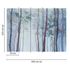 Artikelansicht Fototapete Vlies Aquarell Wald Kunst blau grau braun 2