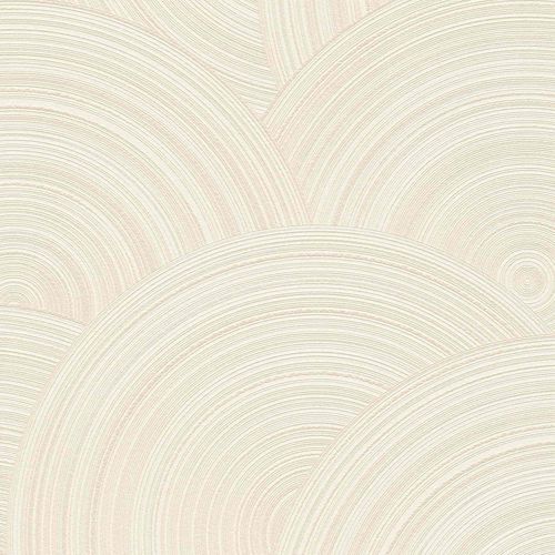 Vliestapete Wellen 3D beige silber 38696-3