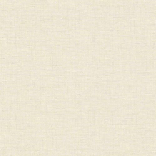 Vliestapete Uni Leinen creme-beige 38712-3