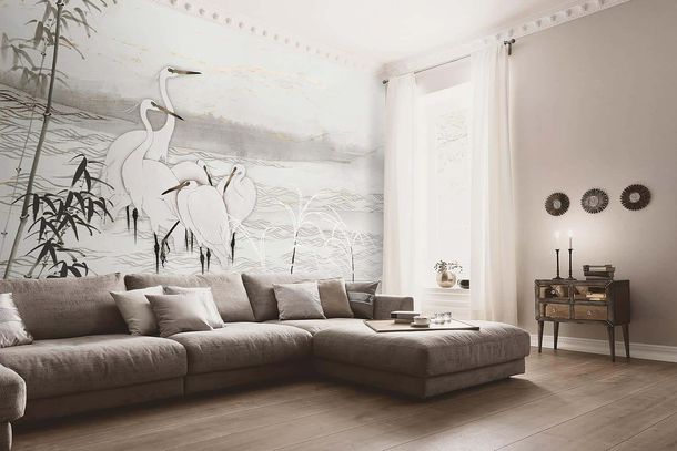 Tapete Reiher Birds of Asia Guido Maria Kretschmer 270 x 400 cm