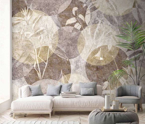 Tapete Kreise Blätter Guido Maria Kretschmer 270 x 400 cm