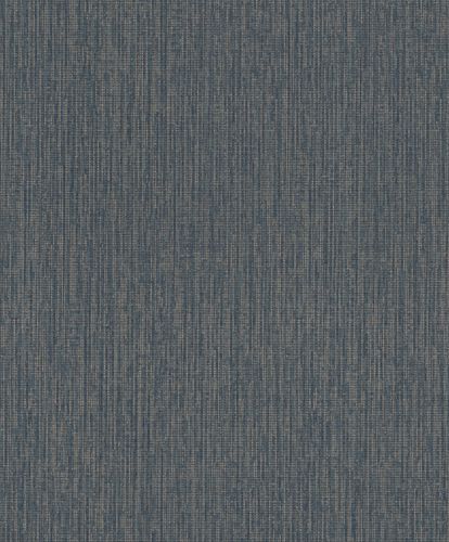 Vliestapete Rasch Meliert Struktur blau gold 484281