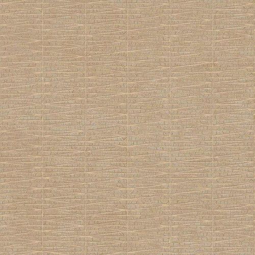 Vliestapete Struktur Linien Beige Gold Metallic 38597-1