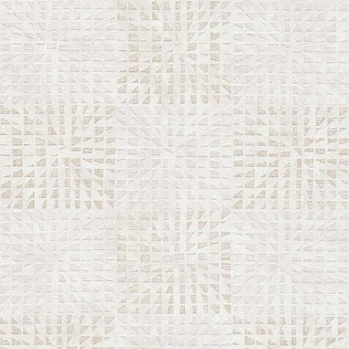 Vliestapete AS Creation Weiß Beige Geometrisch 383521