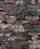 Vliestapete Mauer Vintage Rot Grau WL3303 1
