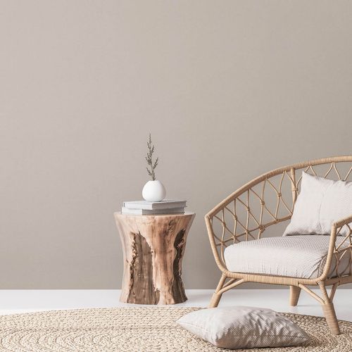 Vliestapete Uni Textil Optik Beige Grau Glitzer 38662-5