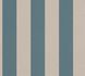 Vliestapete Streifen Muster Blau Beige 38665-1 2