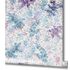 Vliestapete Blumen Aquarell Weiß Blau Lila 47450 3