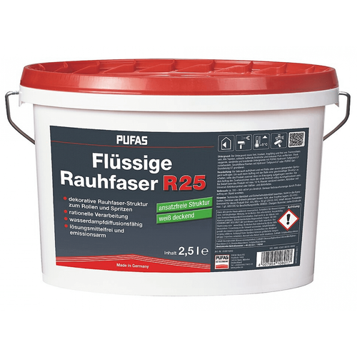 PUFAS Flüssige Rauhfaser R25 2,5L