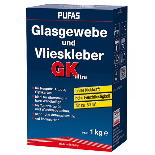 PUFAS Glasgewebe- und Vlieskleber GK ultra 1kg