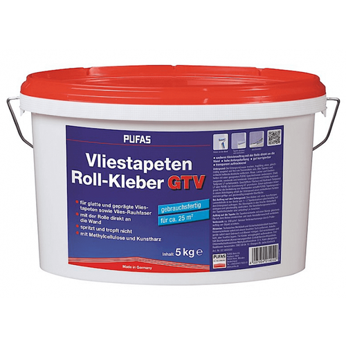 PUFAS Vliestapeten Roll-Kleber GTV gebrauchsfertig 5kg
